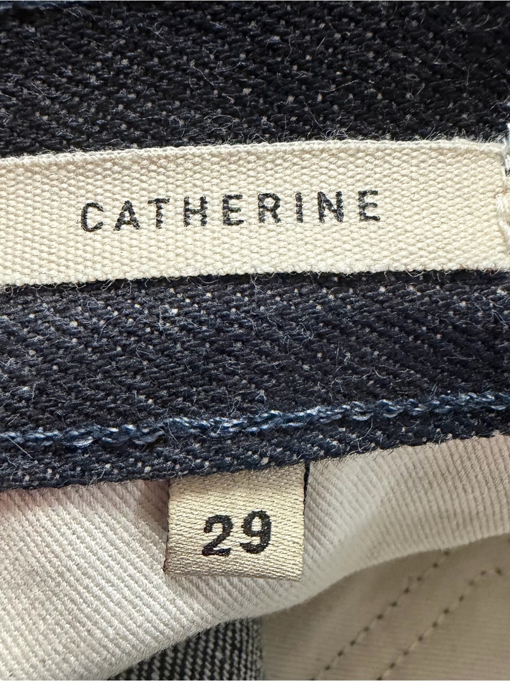 Imogene + Willie Catherine Jeans Indigo Wash Selvedge Rigid NEP 29X35 Cotton - Picture 9 of 12